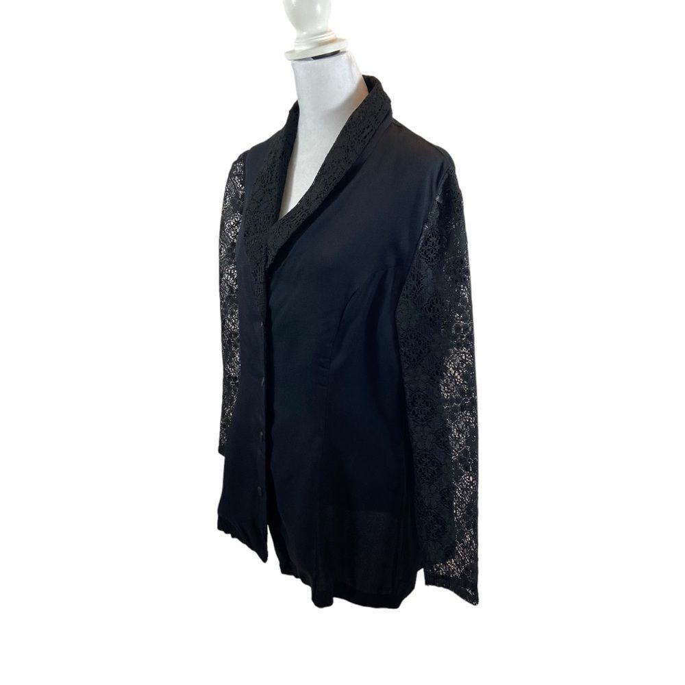 New with Tags Vinatge 70’s Casablanca Brand Blazer with Lace Sleeves Medium
